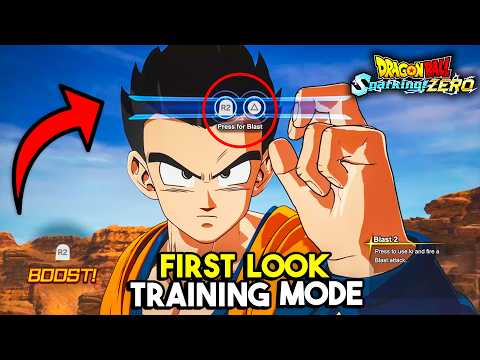 Dragon Ball Sparking Zero: NEW Training Mode Gameplay & TOP DBS Gohan & Goten