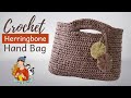 Crochet Herringbone Stitch  Hand Bag