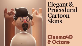 Cinema 4D Tutorial - Procedural Cartoon Skin (Octane)