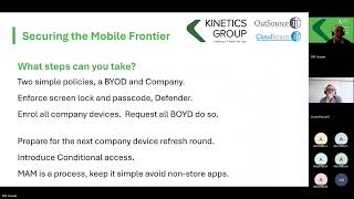 Replay Webinar   Securing the Mobile Frontier Cybersecurity Essentials for Phones and Tablets for Mo screenshot 1