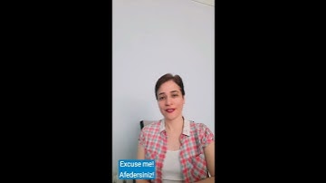 How to apologize in Turkish or How to say "I am sorry" in Turkish -A2