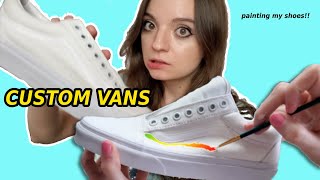 Custom Vans - Painting My Shoes