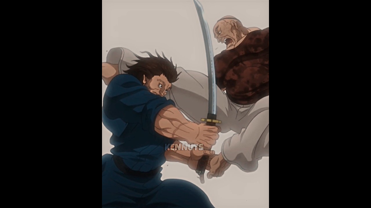 "HE IS THE REAL MOUSASHI MIYAMOTOð±" #baki #bakihanma #animeedit #shorts