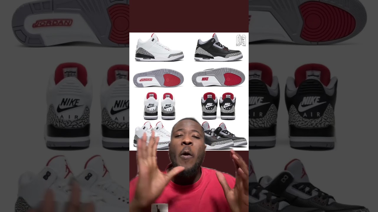THE HARDEST SNEAKER DEBATE AIR JORDAN 3 CEMENT‼️