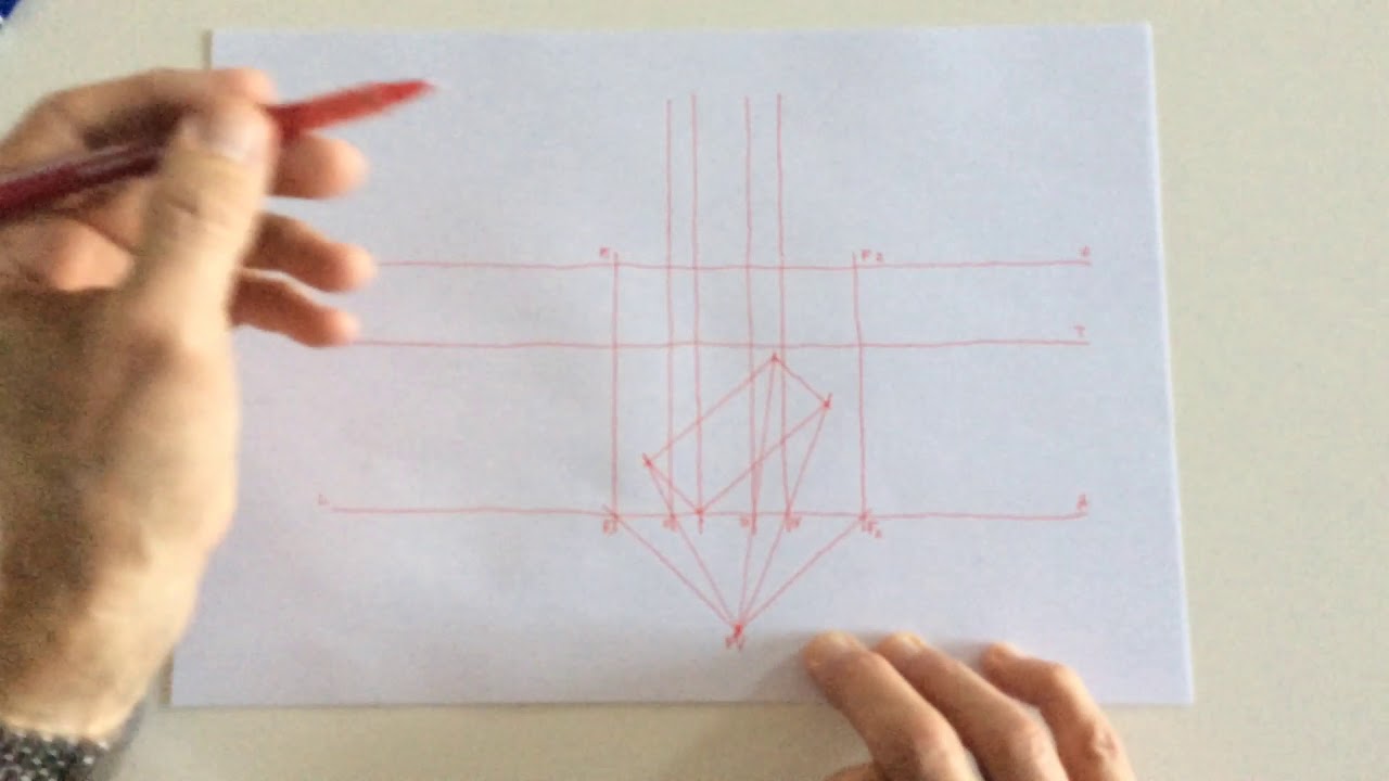 Disegno Tecnico Tutorial Prospettiva Angolare 21 01 18 Youtube