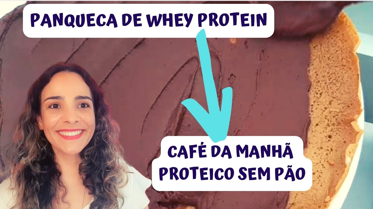 ☕Café Da Manhã Proteico Sem Pão {Panqueca De Whey Protein} | Ideal Para Diabéticos!