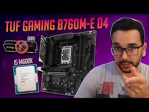 IT'S HERE! DDR4 Motherboard for SOLAR Ryzen DDR5! TUF Gaming B760M