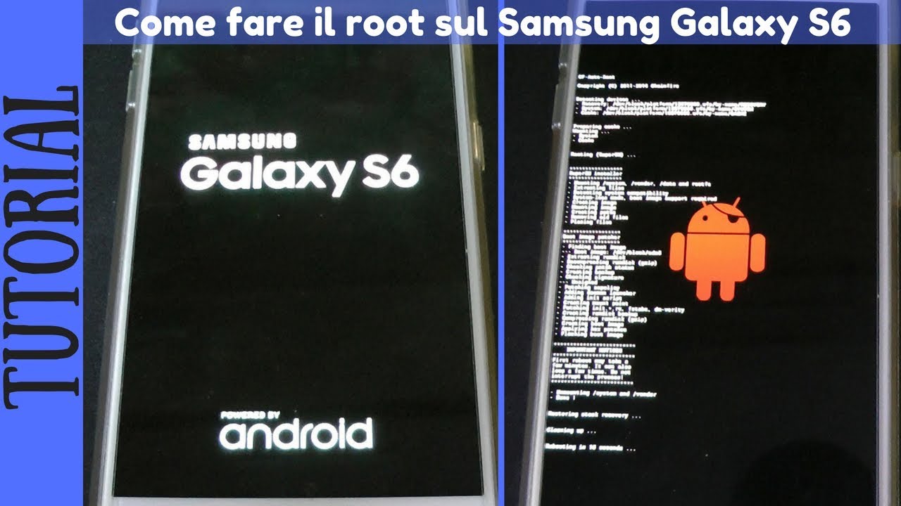 TUTORIAL - Come fare il root sul Samsung Galaxy s6 SM-G920F ITA - YouTube