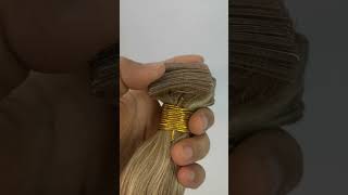 Ouxun Hairs Genius Weft: Icy Ash, Platinum &amp; Beige Blonde – Ultra-Thin Invisible Hair Extensions!