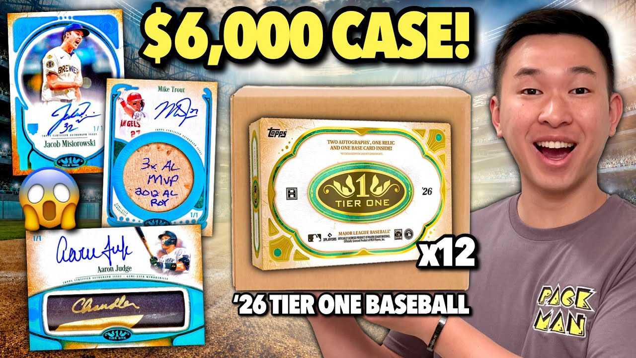 Opening a $6,000 CASE of the new 2026 TIER ONE BASEBALL! ?? 