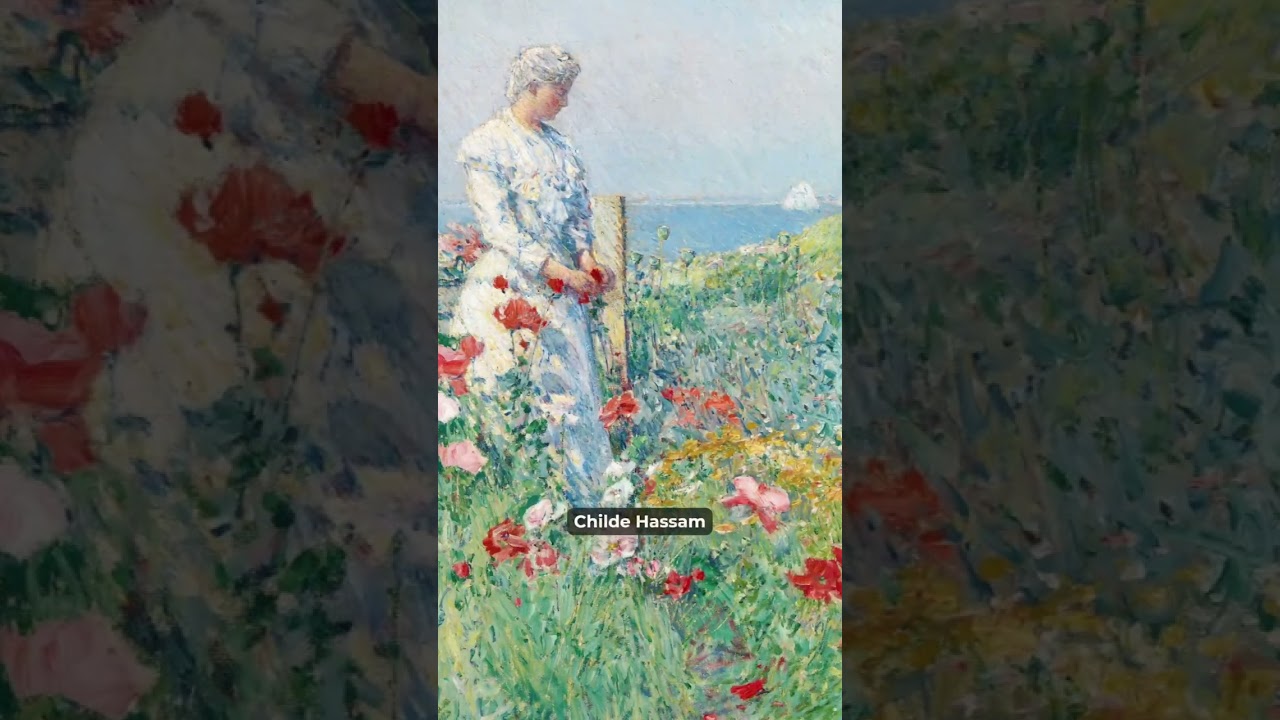 Impressionist poppies