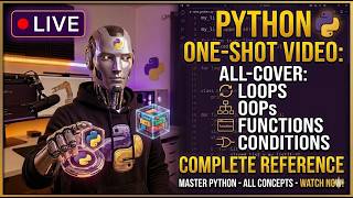 PYTHON ONE SHOT VIDEO #live #coding #trending #viral #python #streaming #education #tech