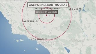 A magnitude 7.1 earthquake struck at 8:16 p.m. friday night as part of
an sequence swarm in the searles valley, according to u.s.
geologica...