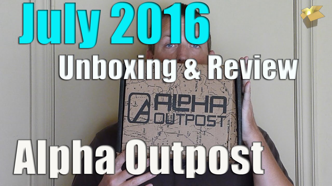 Alpha Outpost - July 2016 - Unboxing and Review - YouTube