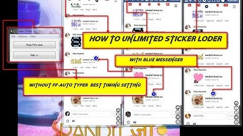 HOW TO UNLIMITED STICKER LODER FACEBOOK POST MAI LAPTOP PC SE LODER KAISE LAGAYE  NONSTOP HINDI