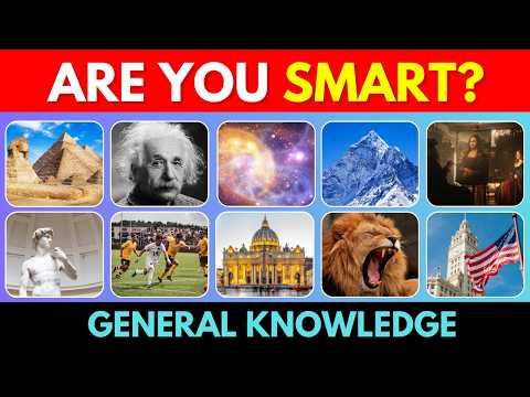 Ultimate General Knowledge Quiz – No Multiple Choice!🤯🧠 | 50 Questions! | How Smart Are You?