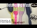Dentangling Brush BATTLE|Wet Brush|Tangle Teezer|Evole|Denman