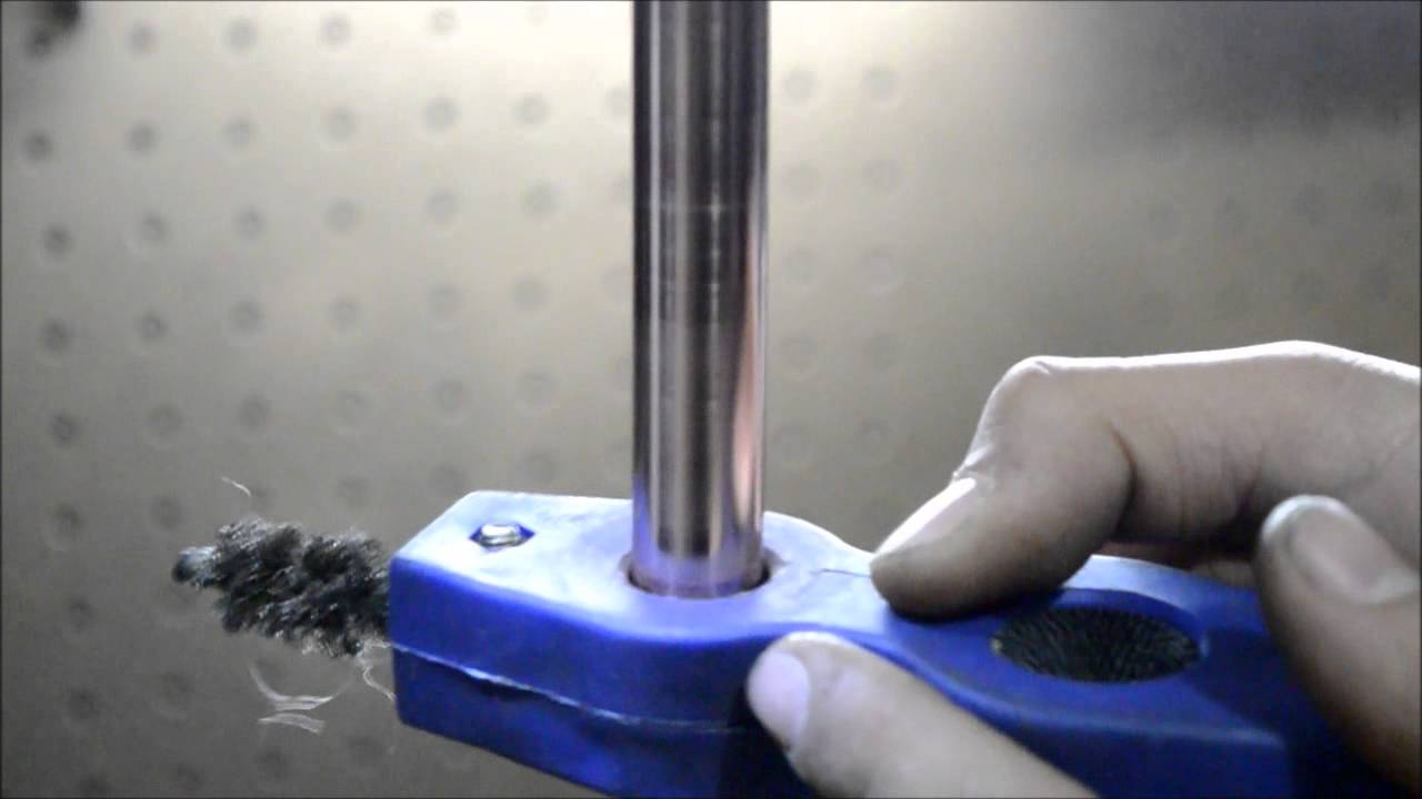 Clean copper pipe with a drill press YouTube