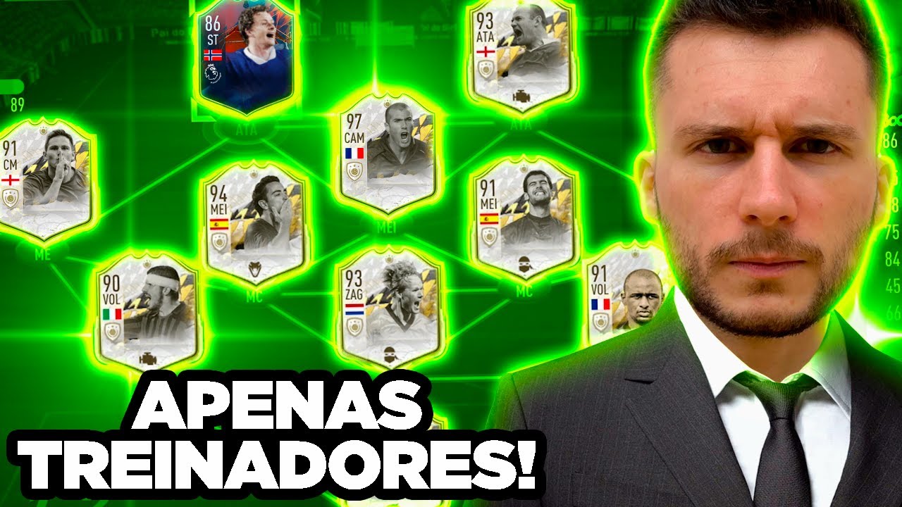 WL SÓ COM TREINADORES QUE ERAM JOGADORES!! FIFA 22 - ULTIMATE TEAM
