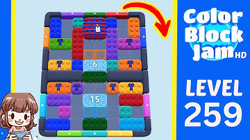Color Block Jam Level 259 Solution Walkthrough