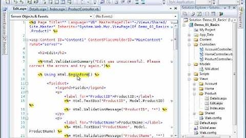 MVC TUTORIAL PART 4 : Adding Edit Capability 1/2