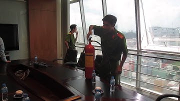 Tập huấn và diễn tập PCCC - Tòa Nhà ABACUS - 58 Nguyễn Đình Chiểu P.Đakao Q.1 .