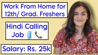 Work from Home Jobs for 12th Pass & Graduate Freshers | Sales Telecalling Job | WFH Remote Jobs screenshot 3