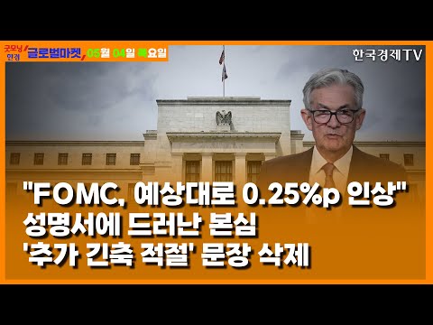 [5/4] FOMC 결정에 한미금리차 1.75%p 확대...추가 인상 있을까 [당잠사]