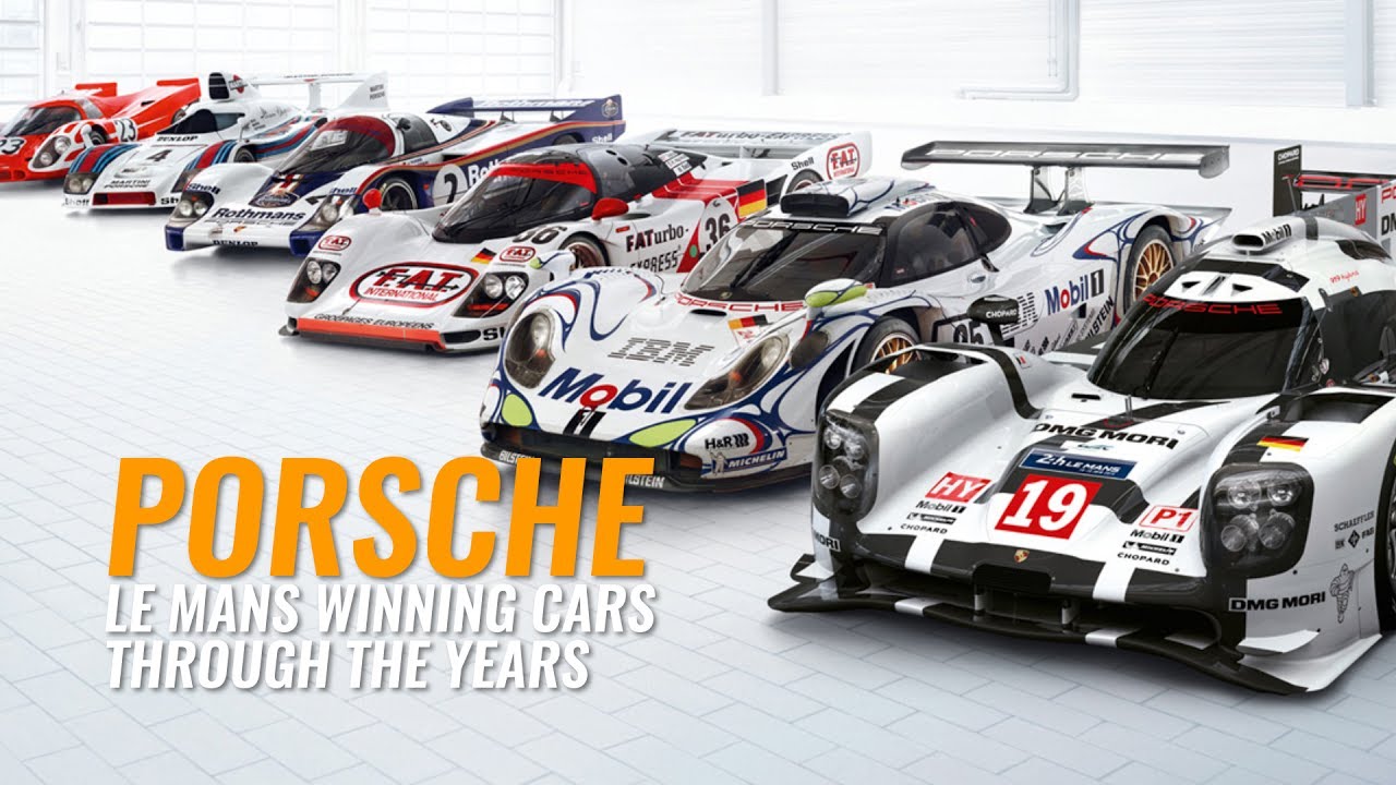 Porsche Le Mans Race Cars In All 19 Wins Autobuzz My Youtube