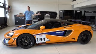 The McLaren 570S GT4 Is a $200,000 Race Car You Can Buy From a Dealer