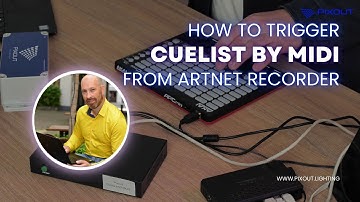 How to trigger cuelist from Pixout ArtNet DMX Recorder?
