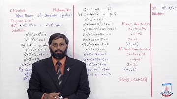 Class 10 - Mathematics - Chapter 2 - Lecture 15 - Exercise 2.7 Q5-9 - Allied Schools
