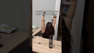 When boredom hits and your work bestie becomes your personal office entertainer😅