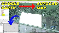 Convert Google Earth to AutoCAD Map - Durasi: 13.50. 