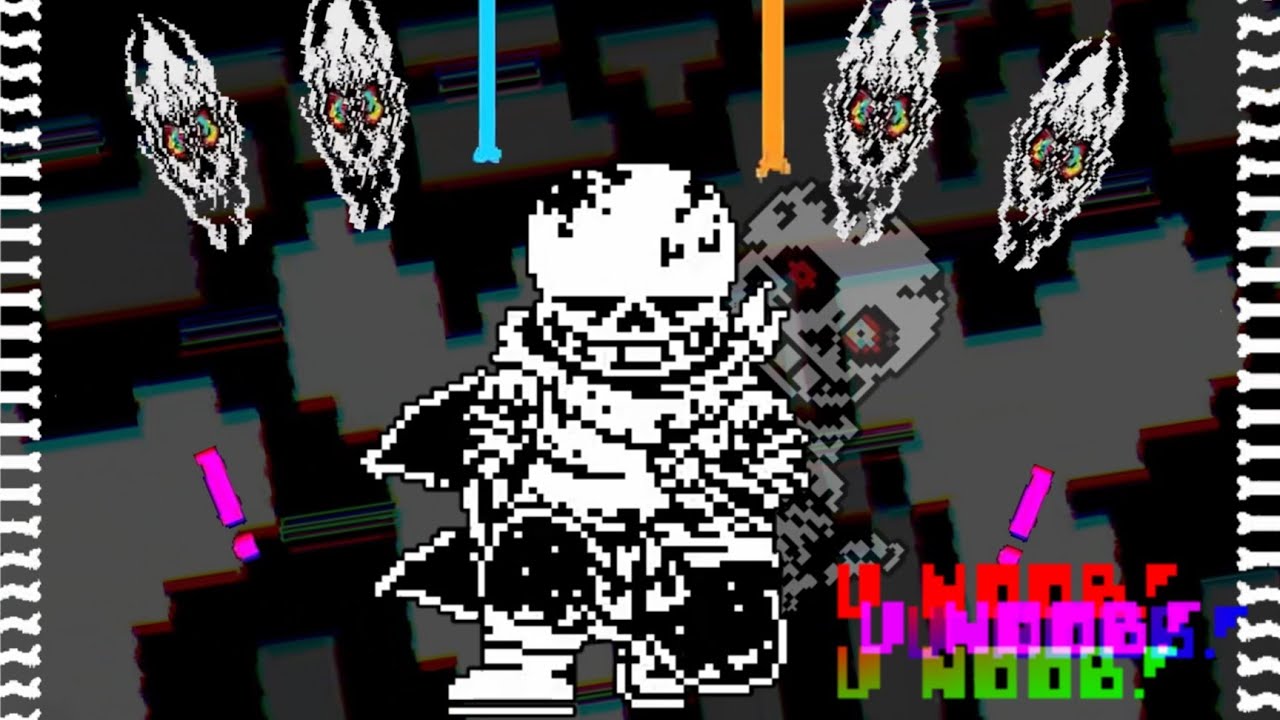 Dusttrust sans phase 2 FIGHT HARD MODE - TurboWarp