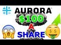 Can Aurora Cannabis Stock Hit $100 A Share ??? 😱 ACB blowing UP NYSE - Planet 13 Talk