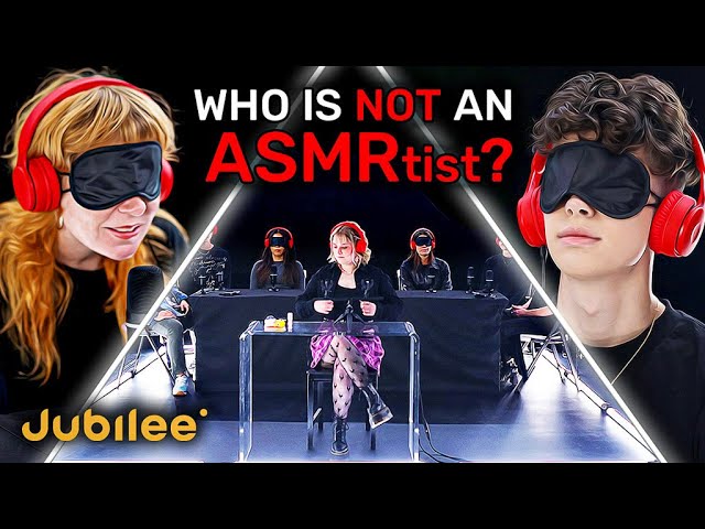 6 ASMRtists vs 1 Fake class=