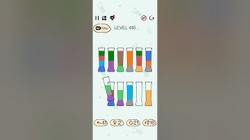 SortPuz Level 416 | Water Sort Puzzle Level 416