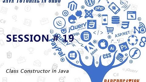 $Java Tutorial For Beginners 19 - Class Constructor in Java