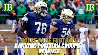 Notre Dame Position Group Rankings - Offense
