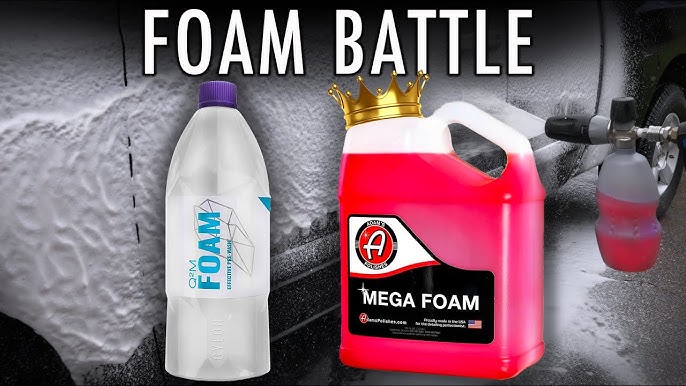 ADAMS MEGA FOAM vs MEGUIAR'S ULTIMATE SNOW FOAM SOAP BATTLE 