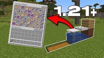 Easiest Minecraft AFK Fish Farm | 1.21+ Tutorial | ( Bedrock & JAVA )