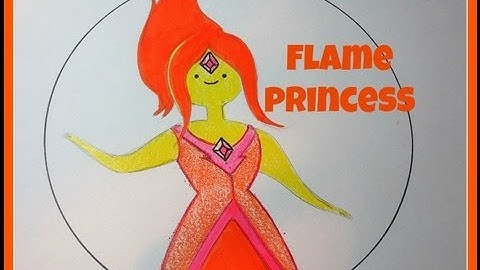 How To Draw Flame Princess (Adventure Time)