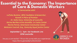 Essential to the Economy The Importance of Care & Domestic Workers 20220902 1700 1