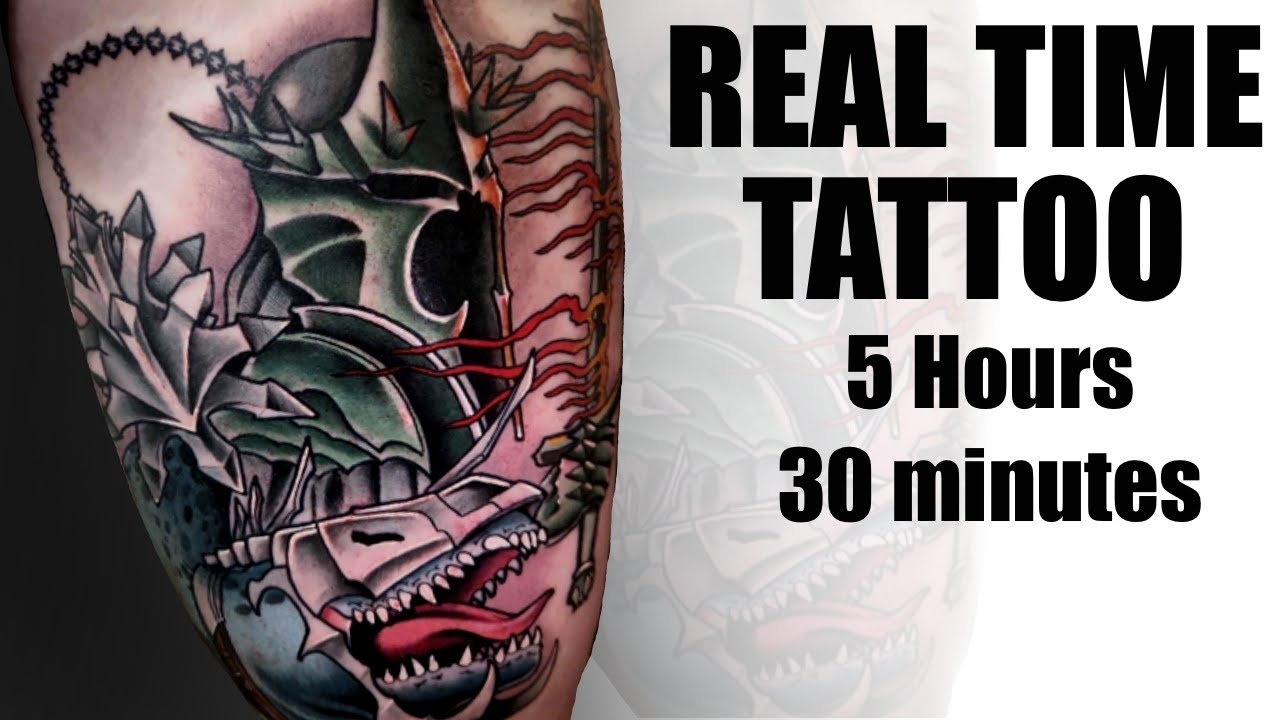 REAL TIME TATTOO | Lord Of The Rings Witch King of Angmar