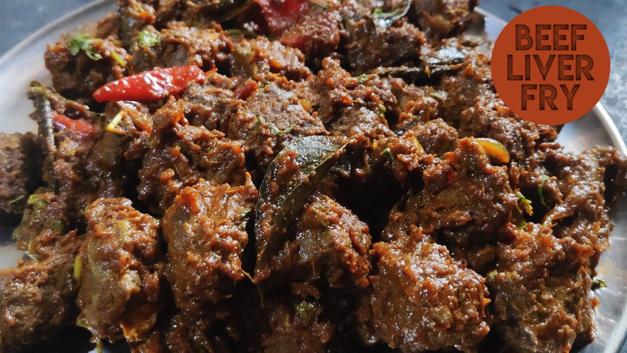 BEEF LIVER FRY RECIPE ബീഫ് ലിവർ ഫ്രൈ SPICY BEEF LIVER FRY RECIPE BEEF LIVER ROAST RECIPE