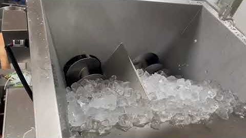 Dession automatic ice cube weighting and packing machine