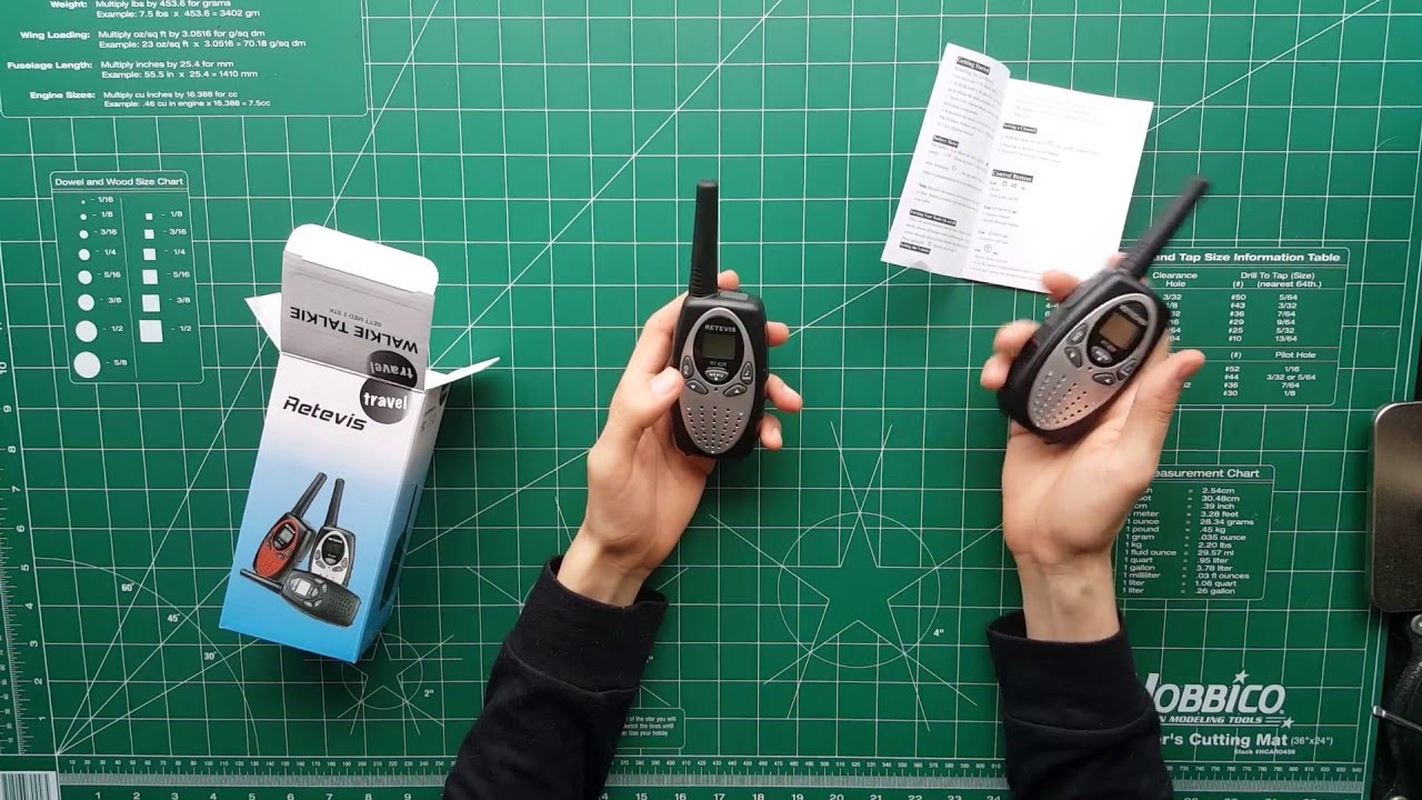 Retevis Walkie Talkie Set - review and demonstration - YouTube