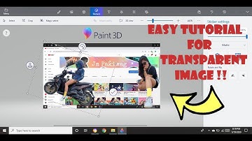How to make transparent background in paint 3D | Magic select | Windows 10 2020 ( Easy tutorial )