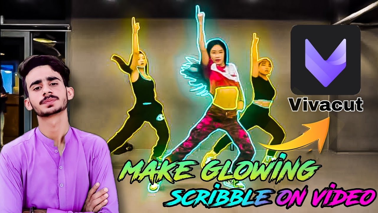 Glowing Outline Scribble Effect In your Android phone  easy steps 💥💥